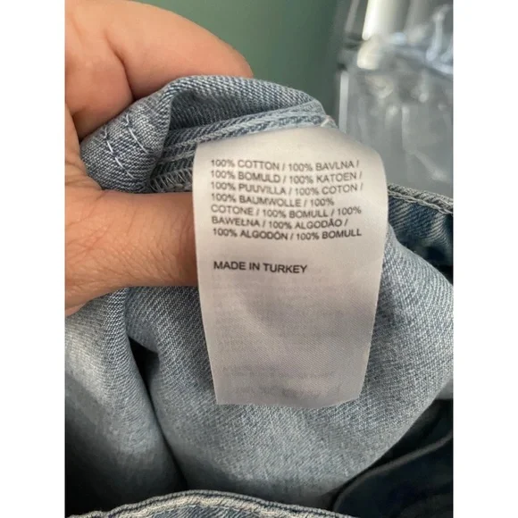 Ragged Priest Carpenter UtiliyuJeans Light Blue Wash High Waisted Paneled 26 - Picture 9 of 10